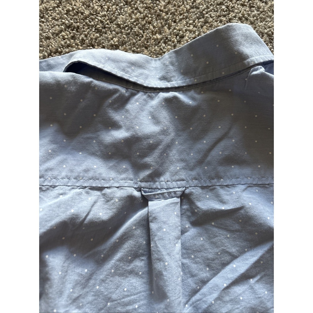 Mens Blue Chaps Easy Care Short‎ Sleeve Shirt Size XXL - Picture 8 of 8